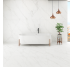 Carrara White F P 600x600x8 RN Mat 1