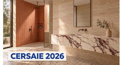 Cersaie 2026: семь трендов плитки и идеи для вашего интерьера Cersaie 2026: семь трендов плитки и идеи для вашего интерьера