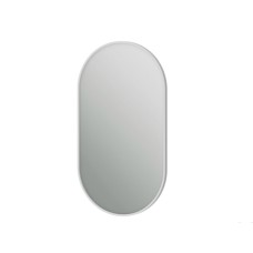 Зеркало Aluminum Simple AlumSMOv-50 белое