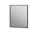 Дзеркало Aluminum Simple AlumSMSq-70 чорне Juventa