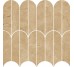 Allmarble Crema Marfil Mosaico Ventaglio Lux 298x298 MEZP Marazzi