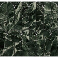 Allmarble Verde Aver Mosaico Ventaglio Lux 298x298 M9PF