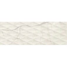 Allmarble Statuario Struttura 3D Pavé Satin 400x1200 M6TD