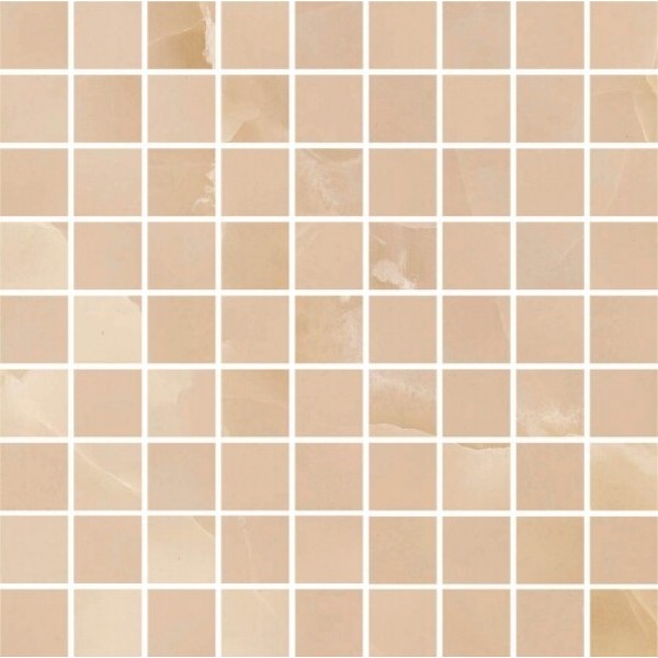 Allmarble Onice Beige Mosaico Lux 300x300 MPAQ Marazzi