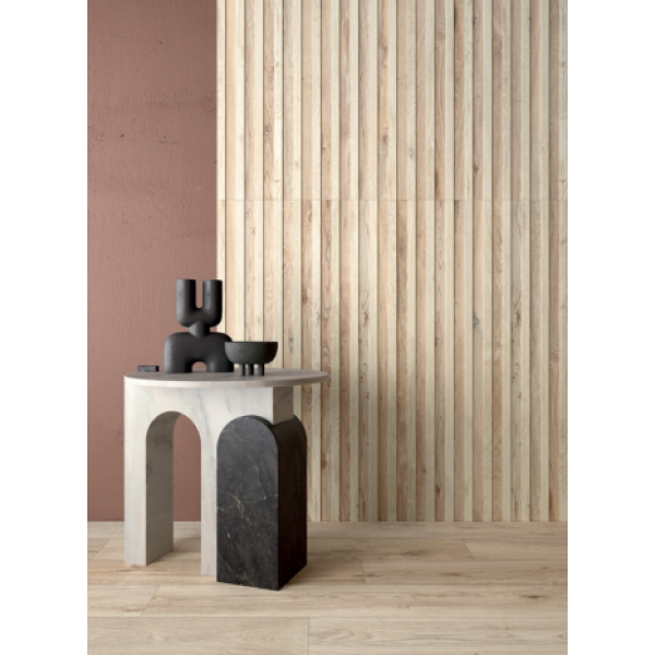 Bio Attitude Rail Bright 3D Nat Ret 285x1200 LGZB460 Lea Ceramiche