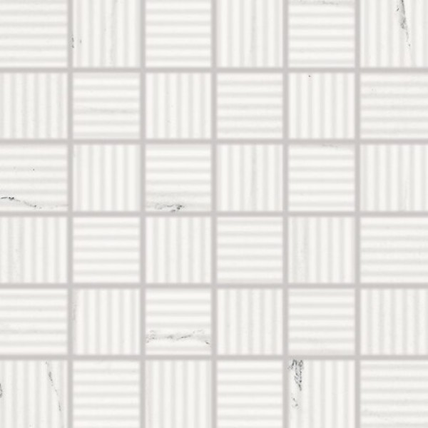 Vein White Mosaic Matt 5x5/30x30 WDR05233 Rako