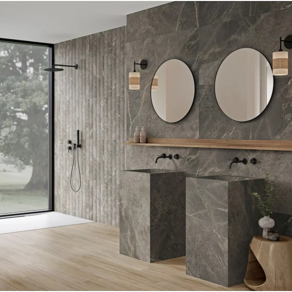 Marmi Grafito Satinado Rec 600x1200 New Tiles