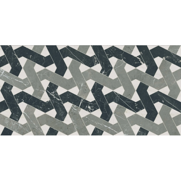 Sensi Fantasy Zigzag Deco. Lux 3D Ret 600x1200 PF60014411 ABK