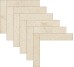 Biotech Crema Stone Mosaico Herringbone Nat/Ret 449x698 779361 Florim