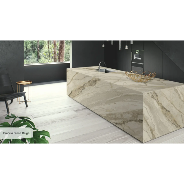 Breccia Stone Beige 1600x3200x6 Mat Keralini