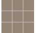 Taurus Color 25 Tobacco 98x98 Brown-Grey TAA11025 Rako