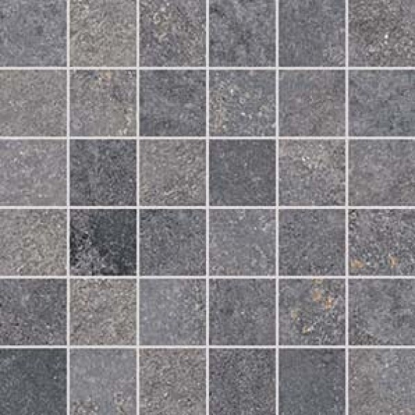 Shade Slag Mosaic 5x5 298x298 Dark Grey DDM05889 Rako