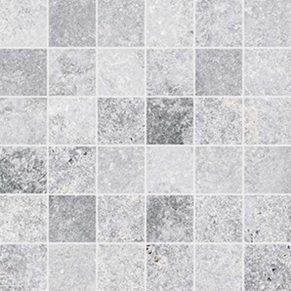 Shade Gravel Mosaic 5x5 298x298 Light Grey DDM05888 Rako
