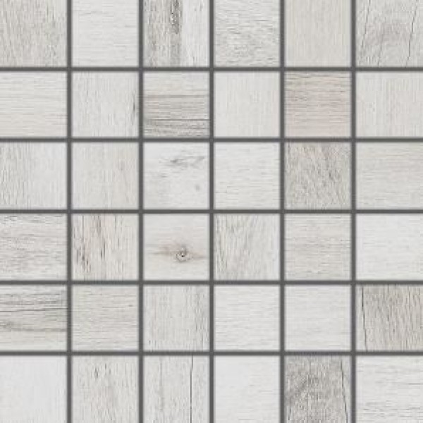 Saloon White-Grey Mosaic 5x5 298x298 DDM05745 Rako