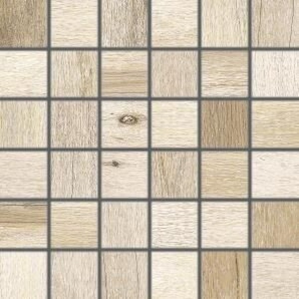 Saloon Light Brown Mosaic 5x5 298x298 DDM05747 Rako