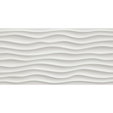 3D Wall Design Dune White Matte 400x800 8DUW