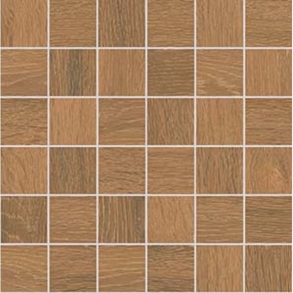Pino Bark Mosaic 5x5 298x298 Brown DDM05898 Rako