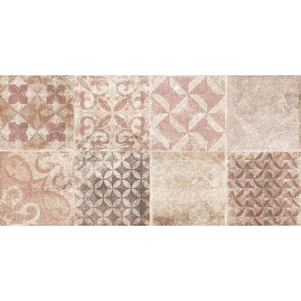Piazzetta Brown Decor 598x298 Rect WARVK262 Rako