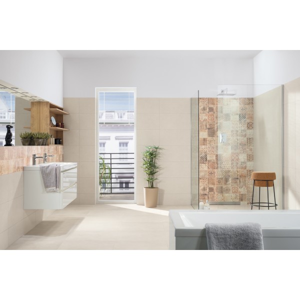 Piazzetta Brown Decor 598x298 Rect WARVK262 Rako
