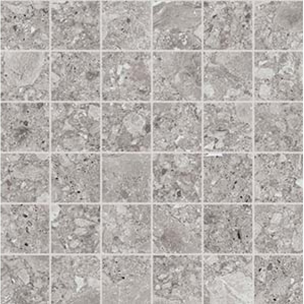 Rave Grit Mosaic 5x5 298x298 Grey DDM05900 Rako