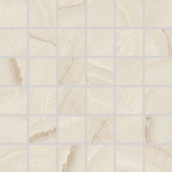 Onyx Dark Beige Mosaic 5x5 298x298 Fl DDL06835 Rako
