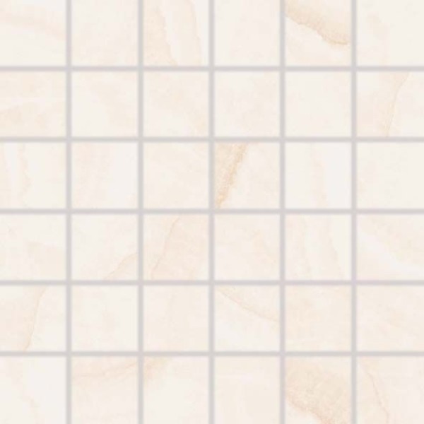 Onyx Light Beige Mosaic 5x5 298x298 WDM05834 Rako