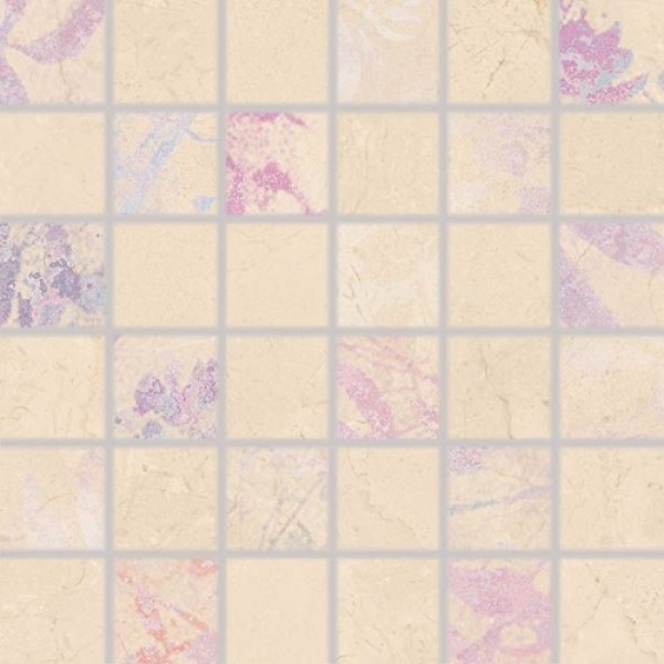 Levante Multicoloured Mosaic 5x5 298x298 WDM05592 Rako