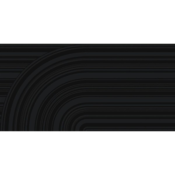 Metro Decor Black 598x298 Rect WAKVK651 Rako