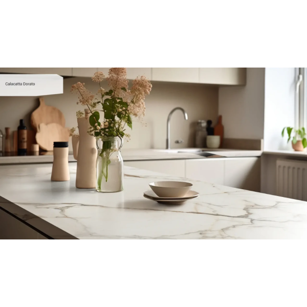 Calacatta Dorato 1600x3200x12 Mat Keralini