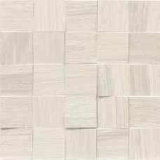 Wooden Tile Wooden White Mosaico Sfal 6X6 3D Incl Nat/Ret 300x300 742055