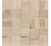 Wooden Tile Wooden Almond Mosaico Sfal 6x6 3D Incl Nat/Ret 300x300 742057 Florim