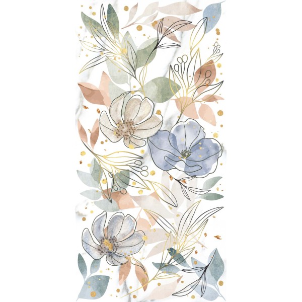 Quarry Decor Flora White 600х1200 R Satin KAI Group