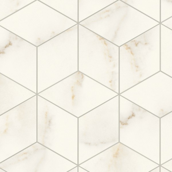 Marvel X Calacatta Apuano Mosaico Esagono Silk 300x350 AF8L Atlas Concorde