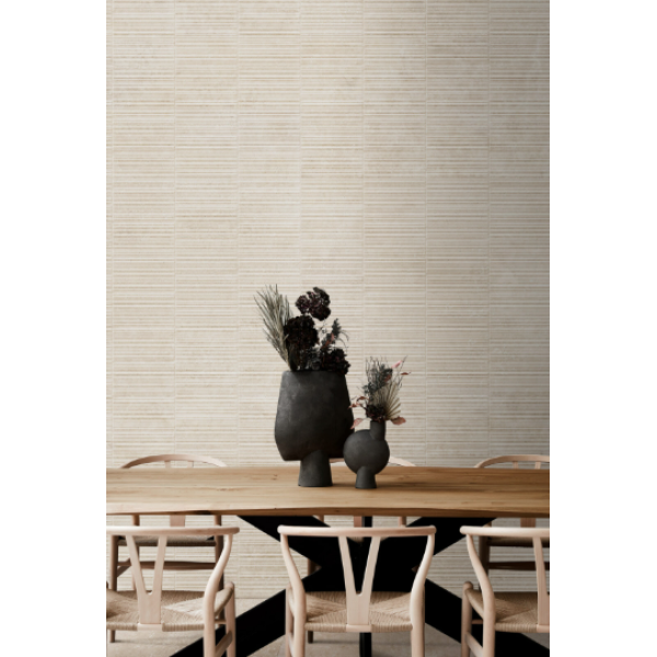 Fabula Wall 3D Gentle Travertino Cross Bianco Rt 330x1000 MP9P Marazzi