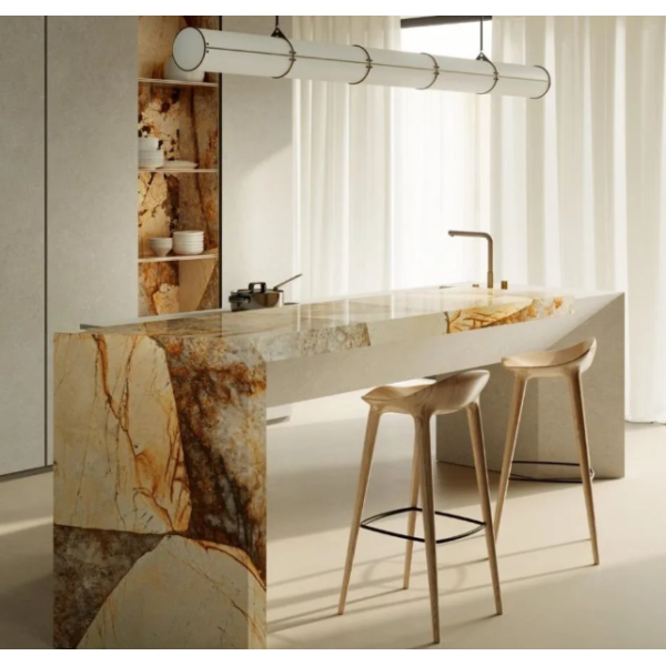 Grande Marble Look Patagonia Lux Rt Stuoiato 1600x3200 MNG2 Marazzi