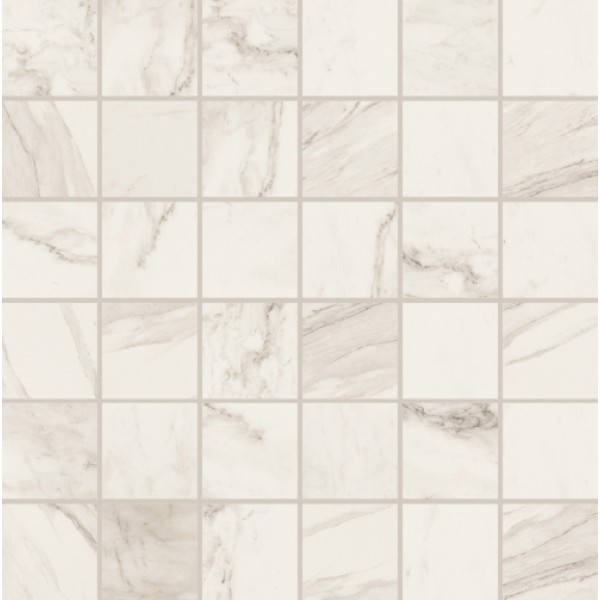 Stones & More 2.0 Stone Calacatta Mosaico 5x5 Smooth/Ret 300x300 756682 Florim