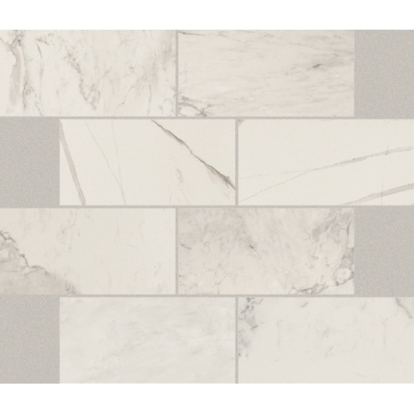 Stones & More 2.0 Stone Calacatta Muretto 7,5x15 Glossy/Ret 300x300 752812 Florim