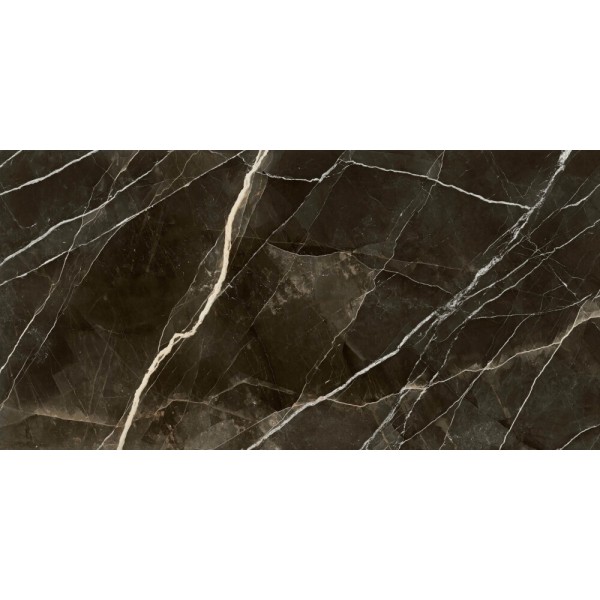 Grande Marble Look Calacatta Black Lux Faccia A Stuoiato Rt 1600x3200 MF8Y Marazzi