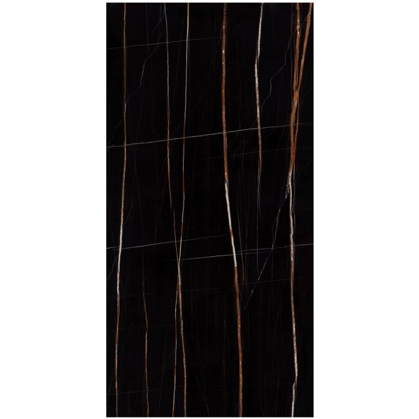 Grande Marble Look Sahara Noir Satin 162x324 12mm (MAN9) Marazzi