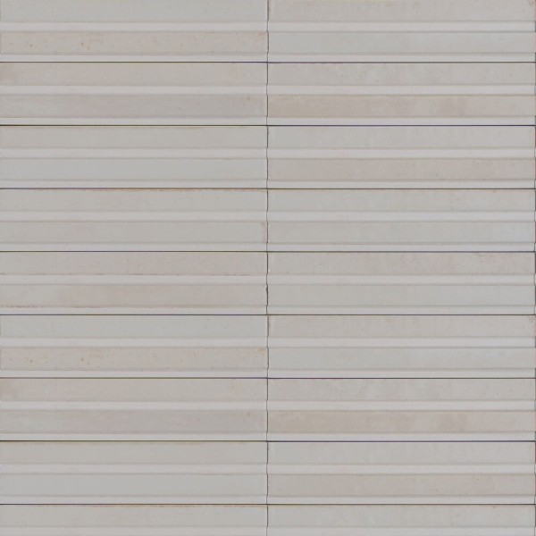 Crogiolo Lume Off-White Struttura 3D Rake 6х24 Lux 14mm (MP9D) Marazzi