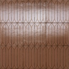 Crogiolo Terramater Cotto Struttura 3D Losanga 9.1x37.5 Lux 14mm (MPM2)