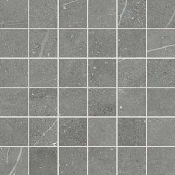 Fly Smoke Mosaic 5x5 298x298 Dark Grey DDM05884 Rako
