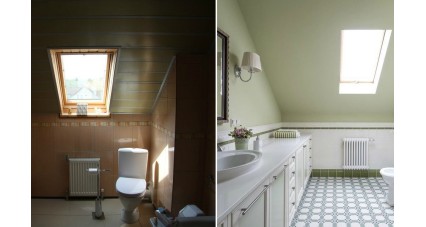 До и после: как преобразили «убитые» ванные комнаты