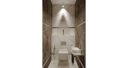 Ідеї ​​дизайну туалету 2 кв.м без ванни в квартирі