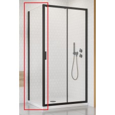 Бокова стінка Alienta S 900х1900 чорна Бокова стінка Alienta S 900х1900 чорна