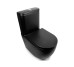 Унітаз-компакт NEWARC Modern Rimless 3822B-M зі сидінням Soft Close, чорний матовий