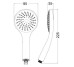 Лійка для ручного душу Лейки Lidz Niagara 01 98 мм округла LDNIA01CRM22034 Chrome