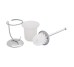 Йоржик Lidz Oreo 0503 підлоговий (матове скло) LDORE0503CRM22324 Chrome