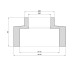 Муфта PPR Thermo Alliance 110х63