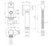 Набір для гігієнічного душу зі змішувачем Qtap Inspai-Varius BCR V00440001